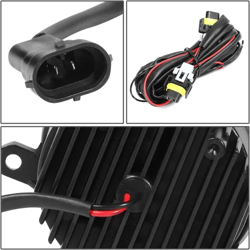 Vista 5 de DNA MOTORING FL-ZTL-308-CH Proyector LED antiniebla para el lado del conductor y del pasajero