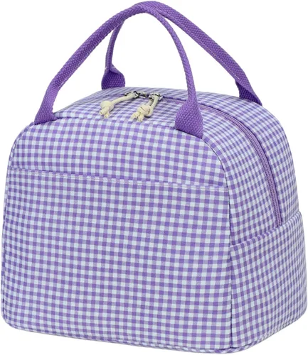 Vista 16 de CAMTOP Bolsa de almuerzo para niños, bonita lonchera aislada para niños y niñas, loncheras a prueba de fugas para la escuela