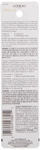 Vista 3 de Lápiz de ojos The Super Slim Eyeliner Infallible, negro, 0.034 oz, de la marca L'Oreal Paris, Negro