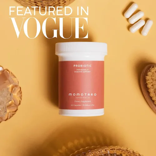 Vista 7 de MOMOTARO APOTHECA Hidratante vaginal orgánico Vulva Salve y probiótico orgánico para mujeres, juego de suplementos vaginales y digestivos, bálsamo