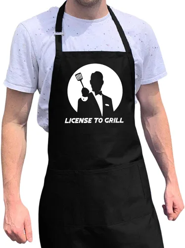 Vista 10 de ApronMen - Funny Apron For Men - BBQ Gifts for Men & Unique Gifts for Fathers - Mens Aprons for Grilling Un delantal es solo una capa