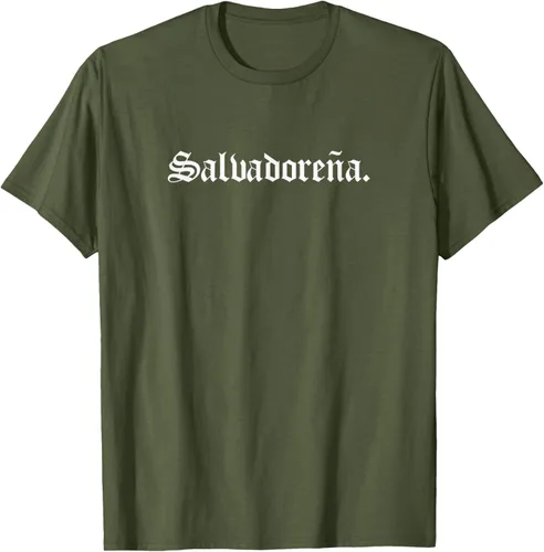 Vista 75 de Camiseta Salvadoreña Mujer, Negro