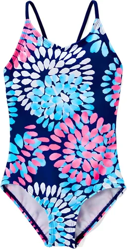 Vista 19 de Kanu Surf Bañador deportivo de una pieza Daisy Beach para niñas Aloha Negro