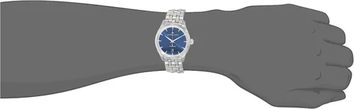 Vista 5 de Hamilton Reloj Jazzmaster suizo automático caja de 1.575 in, esfera azul, pulsera de acero inoxidable plateado (Modelo H32475140), Azul, Classic