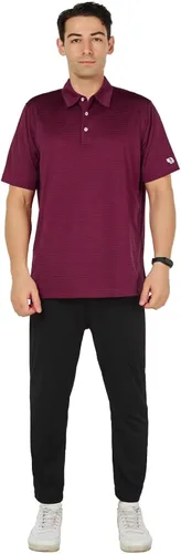 Vista 2 de Polo Shirts for Men Short Sleeve Dry Fit Casual Striped Performance Moisture Wicking Athletic Mens Golf Shirts