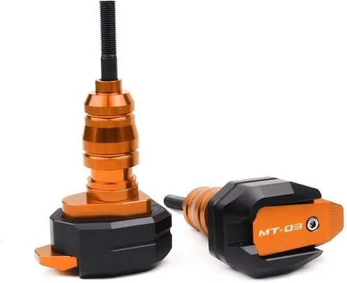 Vista 2 de W - Marco de protección contra caídas CNC para motocicleta, protector de carenado, protector anti choque para Yamaha MT-03 MT03 MT 03 2015-2018 Y