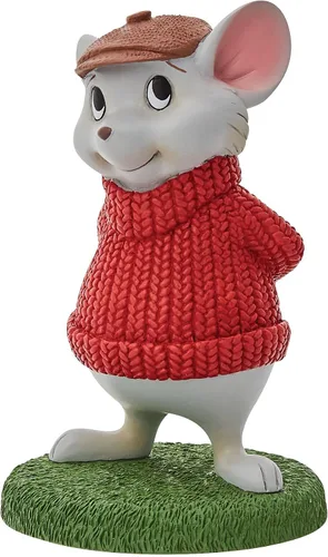 Vista 4 de Enesco Disney Showcase The Rescuers Bernard - Figura en miniatura, 3.5 pulgadas, multicolor