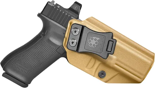 Vista 9 de Amberide IWB Kydex Holster for Glock 17/22 / 31/34 Gen 1-5, Concealed Carry, MOS and Non-MOS Options Available, Adjustable Cant, Posi-Click