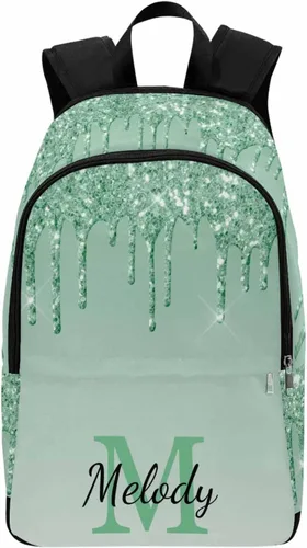 Vista 29 de MyPupSocks Mochila escolar personalizada con nombre personalizado mochila unisex, Multi 00, Personalizado