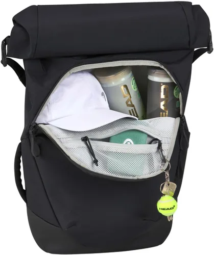Vista 6 de HEAD Pro X Racqpack - Mochila de tenis con capacidad para 3 raquetas, compartimento de control climático CCT+, funda para laptop, diseño de tapa