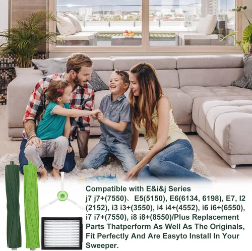 Vista 3 de Katerelis Paquete de 18 piezas de repuesto compatibles con serie E/i/j, E5 E6 E7 i2 i3 i3+i4 i4+ i6 i6+ i7 i7+ i8 i8+/Plus, 2 juegos de cepillos