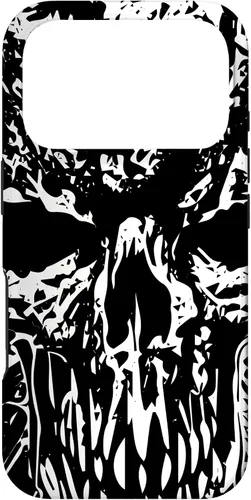 Vista 30 de Grindcore Occult Horror Skull Art Death Metal Thrash Metal Case for iPhone 16
