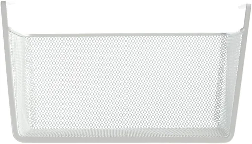 Vista 3 de Rayen Cesta colgante para estantes, color blanco, 11.8 x 5.9 x 9.8 in
