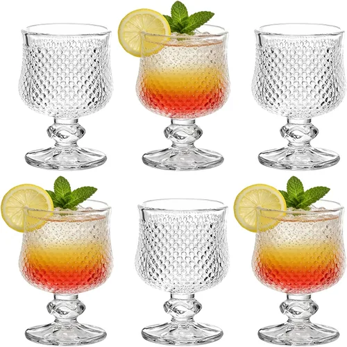 Vista 10 de Juego de 6 vasos de chupito de 1.75 onzas/vasos de chupito súper lindos/vasos cordiales/vasos de jerez/estilo clásico/sin plomo