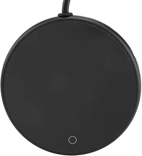 Vista 7 de Fdit Calentador eléctrico de taza de bebidas con apagado automático para escritorio, té, café, leche, taza, calentador, bandeja de 220-240 V, uso