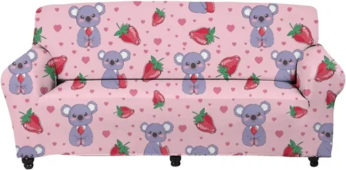 Vista 13 de Forchrinse Funda de sofá con estampado navajo africano para sofá de 1 cojín, funda elástica para sofá, protector de muebles para casa rural, hogar