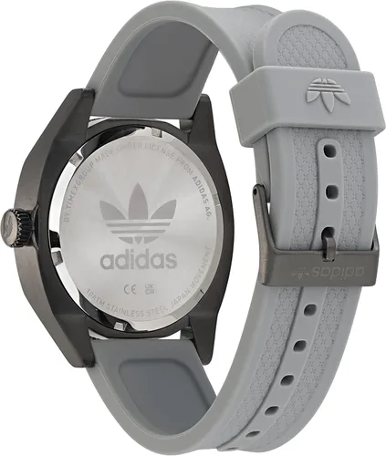 Vista 4 de Adidas Reloj unisex con correa de silicona gris (modelo AOFH220032I)