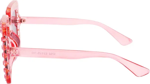 Vista 4 de ROYAL GIRL Elton - Gafas de sol cuadradas con diamantes de imitación de gran
