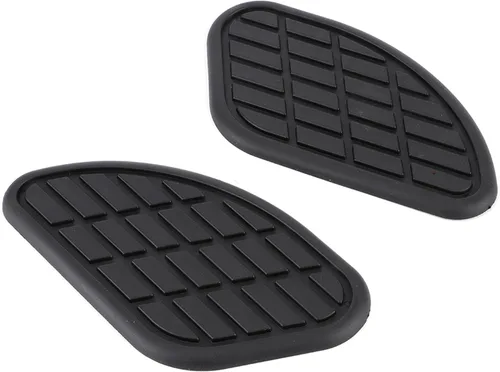 Vista 9 de Protector de combustible, 1 par de calcomanías universales de agarre de rodilla para motocicleta, protector vintage (negro)