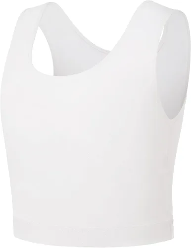Vista 10 de GCTBL Carpeta de pecho para transgénero Half FTM Binder Trans sujetador de compresión transpirable Negro