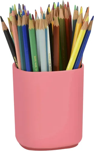 Vista 2 de Acrimet Soporte para lápices jumbo, vaso para bolígrafos, organizador de escritorio de gran tamaño para estudiantes, artistas y profesionales