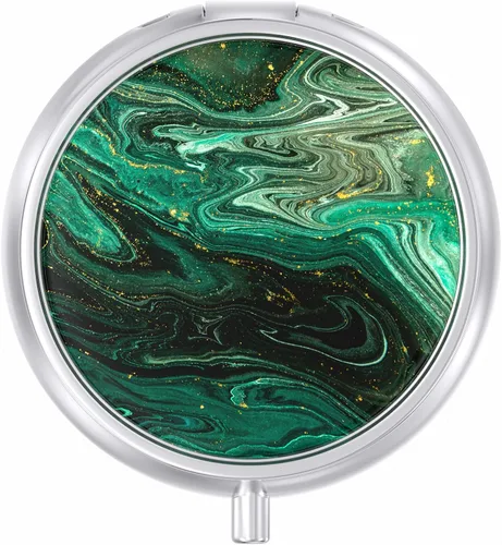 Vista 11 de Aiawoxc Pastillero, bonito pastillero de viaje para bolso, soporte pequeño a prueba de humedad, dispensador portátil de bolsillo organizador
