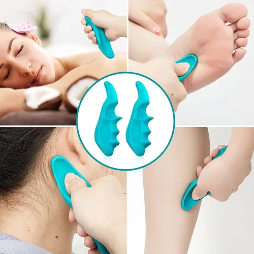 Vista 3 de Herramienta de masaje de tejido profundo, 2 piezas de masajeador de pulgar ahorrador, herramienta de terapia de masaje de punto de activación