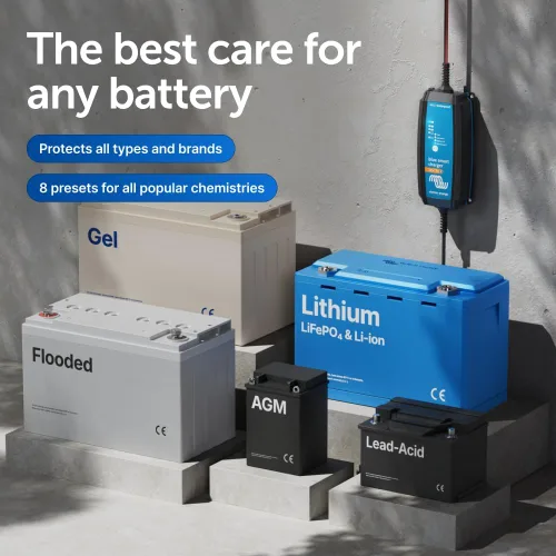 Vista 7 de Victron Energy Blue Smart IP65 12/24-Volt 5-15 amperes - Cargador de batería (Bluetooth)