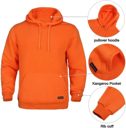 Vista 3 de AKsit Conjunto deportivo de 2 piezas con capucha para hombre, conjunto deportivo de moda