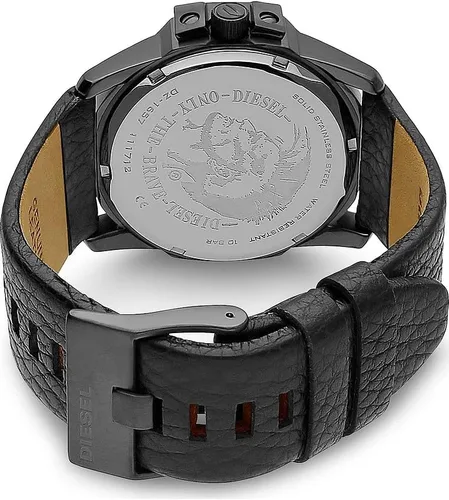 Vista 4 de Diesel Reloj Master Chief para hombre con pulsera de acero inoxidable o correa de cuero
