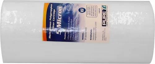 Vista 3 de PureT BVB0987005 - Filtro de sedimentos de agua de 10 x 4.5 pulgadas, certificado NSF, filtro de polietileno hilado que elimina sedimentos y otros