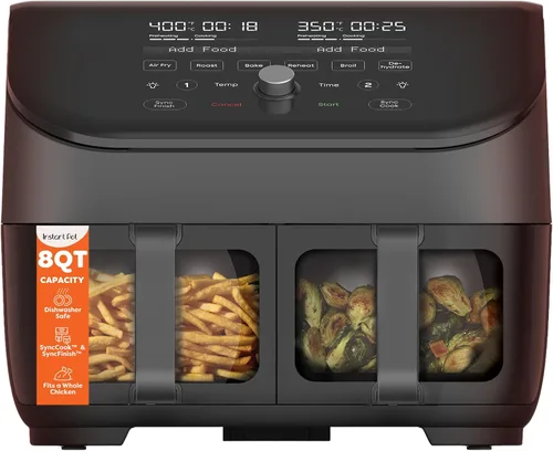Vista 11 de Instant Pot Vortex Plus - Freidora de aire de 6 cuartos con tecnología de borrado de olor, funciones 6 en 1 que crujen, asan, asan, deshidratan