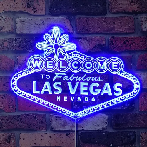 Vista 64 de ADVPRO Arcade Retro Game Classics Video Room RGB Dynamic Glam LED Sign - Forma de corte a borde - Decoración 3D inteligente - Señalización
