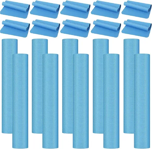 Vista 13 de Paquete de 10 esterillas de yoga a granel, 68' x 24' x 4mm de espesor Esterillas de yoga para niños y adultos, paquete de esterillas de gimnasio
