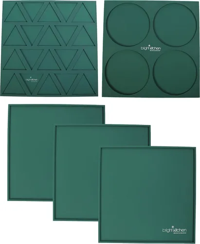 Vista 8 de Deshidratador Pizza Crust Circle Mold Shape Silicone Sheet Mat para Excalibur Deshidratar 14 "x 14" Redondo Raw Tortilla Drying Bright Kitchen