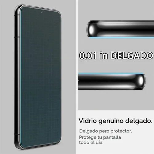 Vista 8 de Spigen GlasTR EZ FIT - Protector de pantalla de vidrio templado para Galaxy