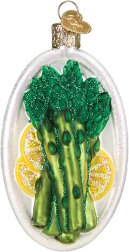 Vista 14 de Old World Christmas - Adorno de setas Portobello de vidrio soplado para árbol de Navidad, decoración festiva artesanal, colección de vegetales