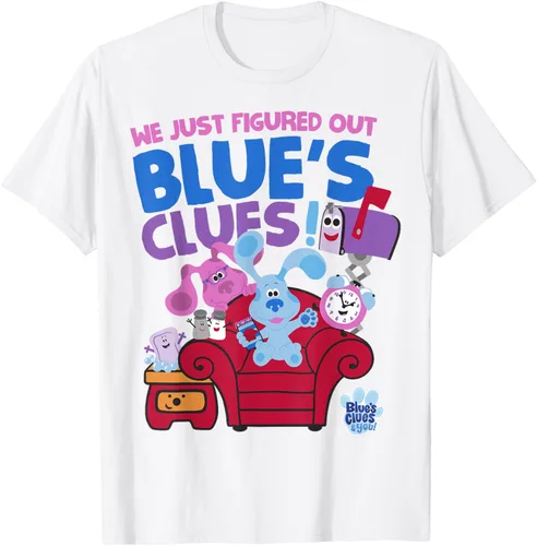Vista 58 de Blue's Clues & You Group Shot Just Figured Out Blue's Clues Camiseta Negro