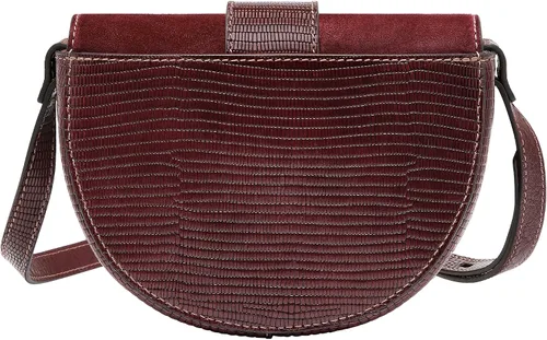 Vista 3 de Fossil Bolso bandolera Harwell de cuero con solapa pequeña para mujer