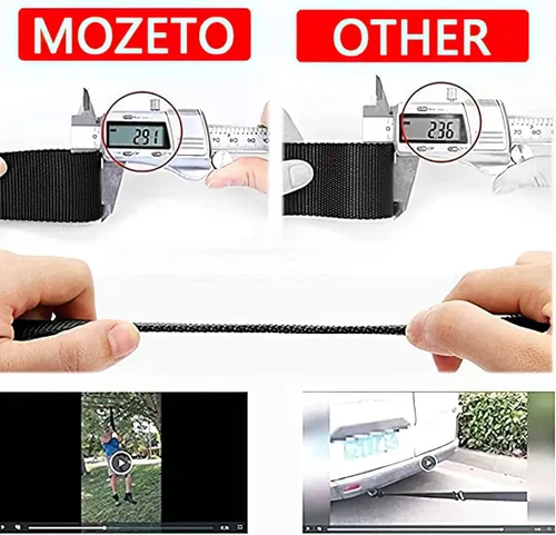 Vista 4 de Paquete de 2 cinturones tácticos para hombre, hebilla de metal de liberación rápida