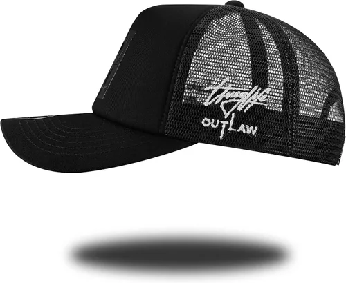 Vista 3 de Thuglife Rubber Box Patch Sport Outdoor Kpop Mesh Baseball Cap Foam Trucker Hat