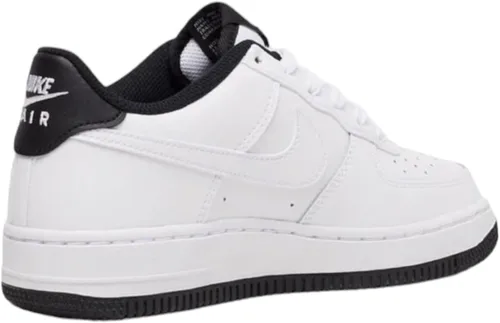 Vista 3 de Nike Air Force 1 CT3839 107 - Tenis para niños grandes, blanco espuma rosada