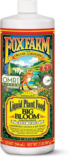 Vista 7 de FoxFarm - Alimento para plantas Big Bloom, concentrado de fertilizante líquido para flores, frutas y verduras, fertilizante vegetal multiusos