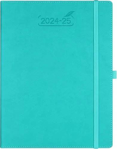 Vista 9 de BEZEND Agenda 2025 Starts from Now, 18 meses (julio 24-diciembre 25) [azul cielo] 8.5 x 11 pulgadas, planificador de año académico, calendario