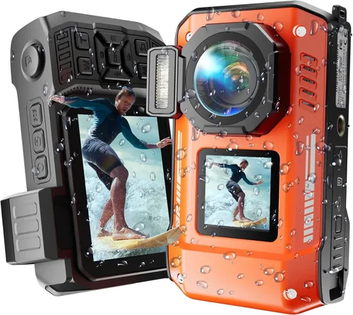 Vista 10 de Maxmango Cámara digital submarina D50 8K -70MP 33FT Cámara impermeable, cámara subacuática para esnórquel, buceo, surf, natación, cámara digital