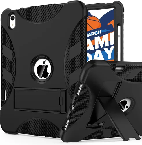 Vista 46 de Funda para iPad de 7ª/8ª generación, funda para iPad 10.2, híbrida, resistente, a prueba de golpes, funda de protección contra caídas construida