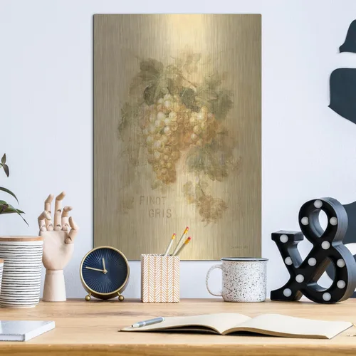 Vista 6 de Pinot Gris' by Danhui Nai Metal Wall Art, 12" x 16