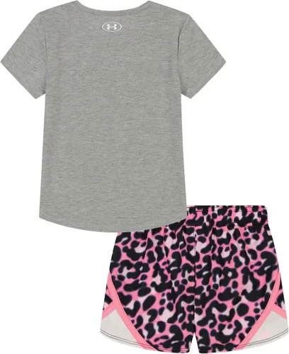 Vista 50 de Under Armour baby-girls Short Sleeve Shirt and Shorts Set, Durable Stretch and Lightweight