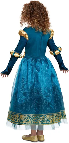 Vista 2 de Disguise Disfraz Brave Deluxe Merida para niños pequeños, Multicolor