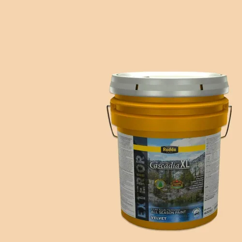Vista 185 de Rodda Paint CASCADIA ZERO - Pintura plana e imprimación para interiores en uno, cuarto de galón, crema de ballet